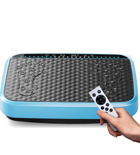 Vibration Plate Exercise Machine, Whole Body Fitness Platform for Lymphatic Drainage, Vibrating Shaker Board with 120 Speed Levels, Weight Loss and Fat Burner Workout Equipment for Women and Menwhite