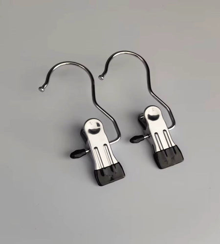 30/1PCS Boot Hanger 360° Rotating Portable Space Saving Hanger Single Clip Stainless Steel Hanging Hold Clip for Closet Travel