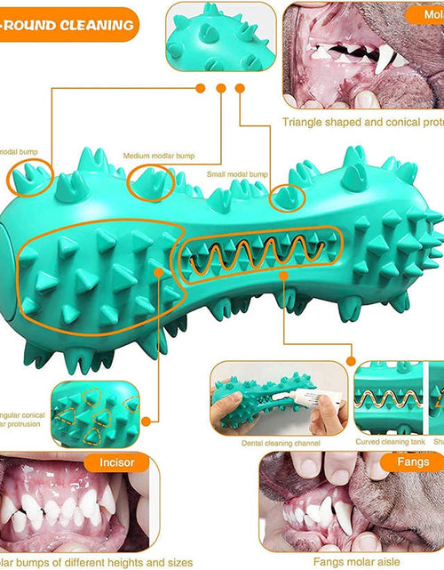 Load image into Gallery viewer, Pet Dog Cleaning Chew Toys for Aggressive Dogs Rubber Molar Stick Dog Oral Teeth
