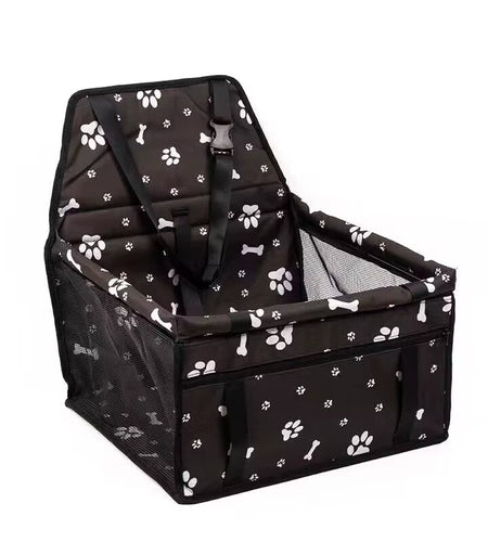 High Quality Pet Dog Car Booster Seat Pet Mesh Puppy Safety Belt Stable Foldable Travel Pet Dog Car Seat Booster Basket