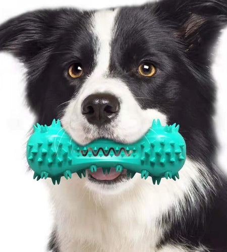 Pet Dog Cleaning Chew Toys for Aggressive Dogs Rubber Molar Stick Dog Oral Teeth